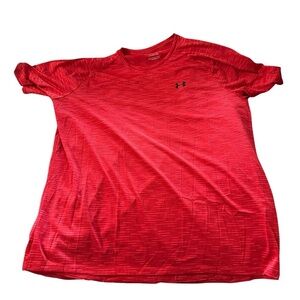 Under Armour Red Short Sleeve Tee